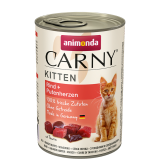 Animonda Carny Kitten 400 g Hovězí+krůtí srdce